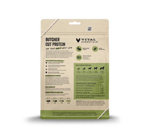 Vital Essentials Raw Rabbit FD Dog Food Mini Nibs 14 oz